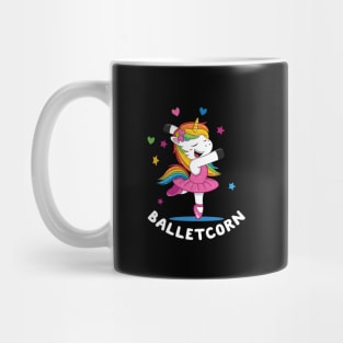 Balletcorn Unicorn Ballet Dancer Girl Mug